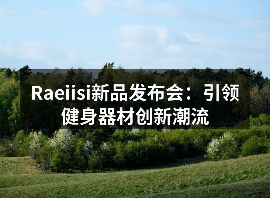 Raeiisi新品发布会现场