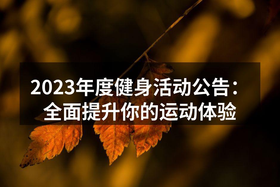 健身活动精彩瞬间