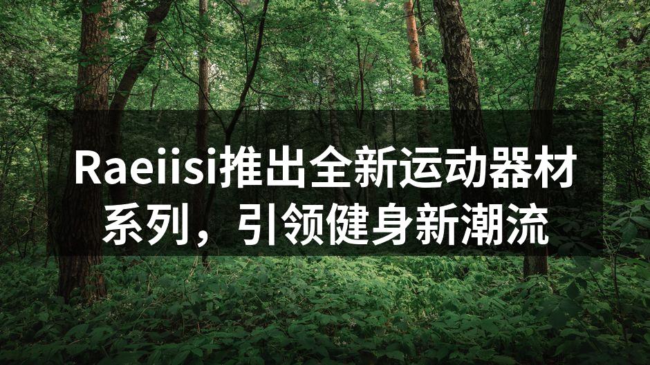 Raeiisi新款智能跑步机